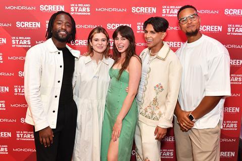 Iggy London, Alison Oliver, Agnes O'Casey, Jason Patel, Abdou Cisse (Screen Stars of Tomorrow)